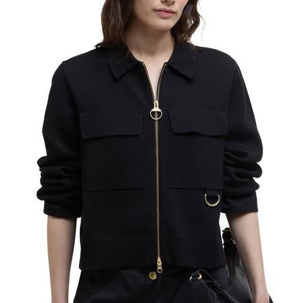 Barbour Alma Knitted Jacket — Black