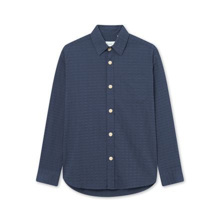 forét — Map Seersucker Shirt