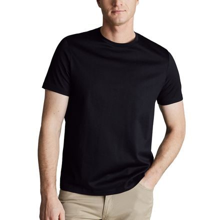 Charles Tyrwhitt Pure Cotton T-Shirt — Black