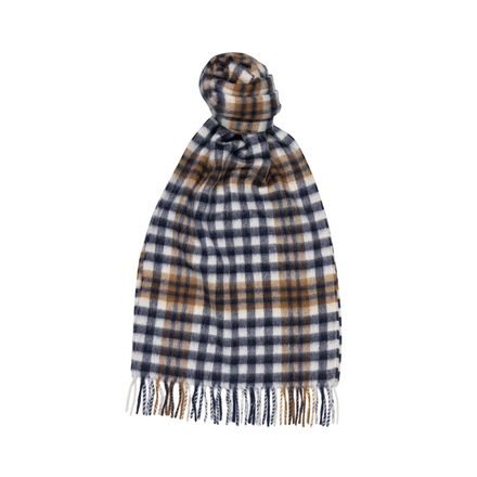 Joshua Ellis Plaid Brushed Scarf