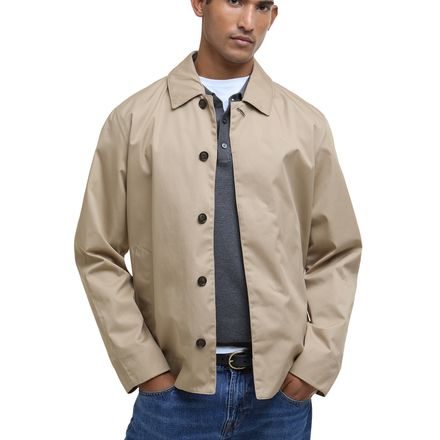 Barbour Short Rokig Waterproof Jacket — Washed Stone