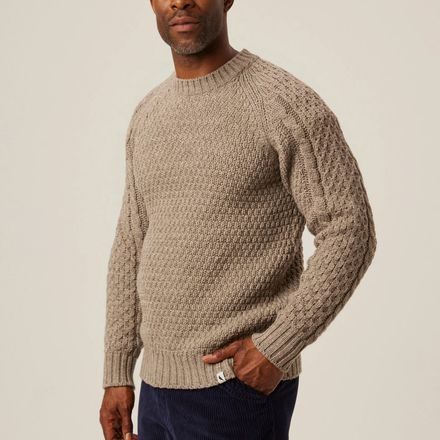 Peregrine Winston Crew Jumper — Oak