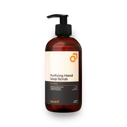 Beviro — Purifying Hand Soap Scrub Zesty Vetiver