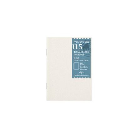 TRAVELER'S 015 — Watercolor Paper (Passport)