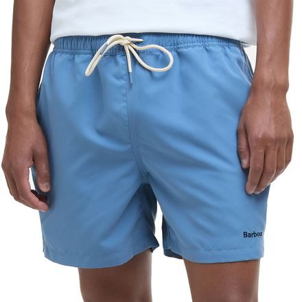 Barbour Staple Logo 7″ Swim Shorts — Force Blue