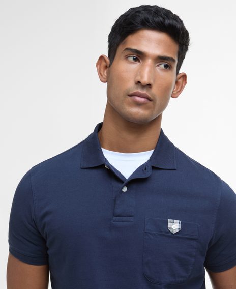 Barbour Tothill Tailored Fit Polo Shirt — Navy
