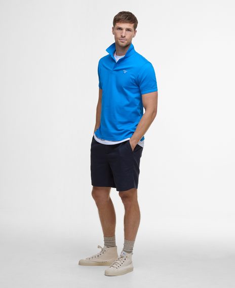 Barbour Active Tailored Fit Polo Shirt — Sports Blue