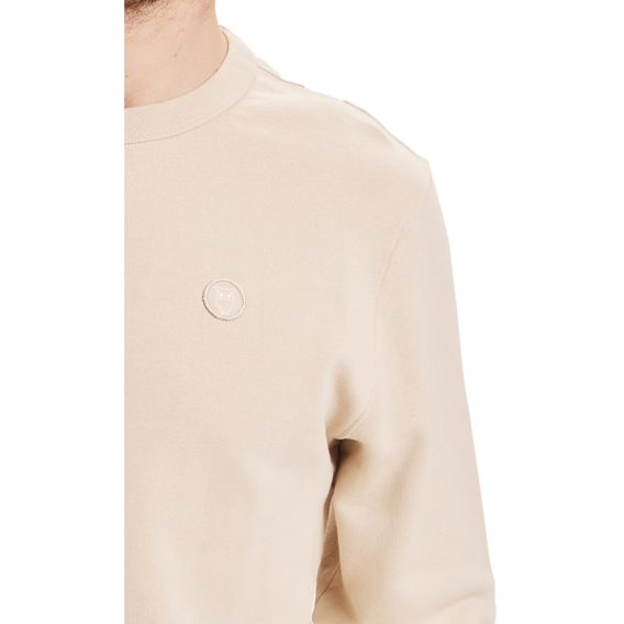 Памучен пуловер Knowledge Cotton Apparel GOTS/Vegan - Light Feather Gray