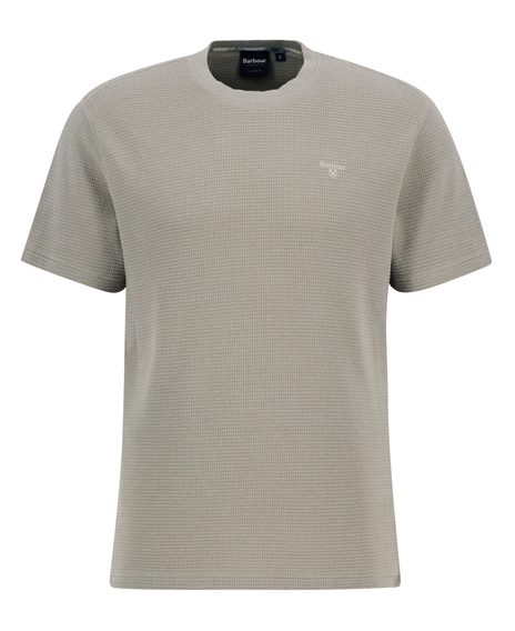 Barbour Platford Tailored Waffle T-Shirt — Concrete