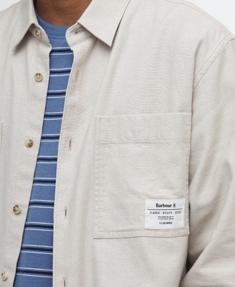 Barbour Angelo Relaxed Long-Sleeved Shirt — Mist