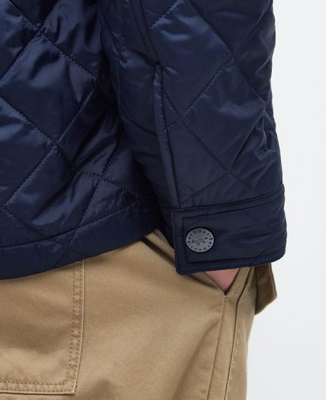 Barbour × Maison Kitsuné Kenning Quilted Jacket — Classic Navy