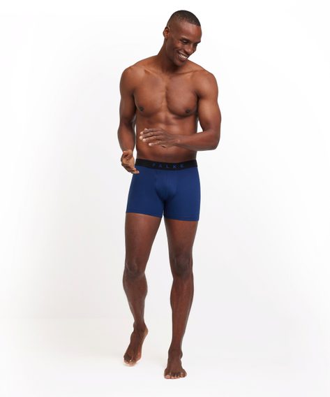 Falke 2-Pack Daily Comfort Boxers — Blue/Black
