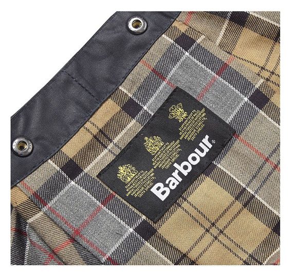 Barbour Waxed Cotton Hood — Navy