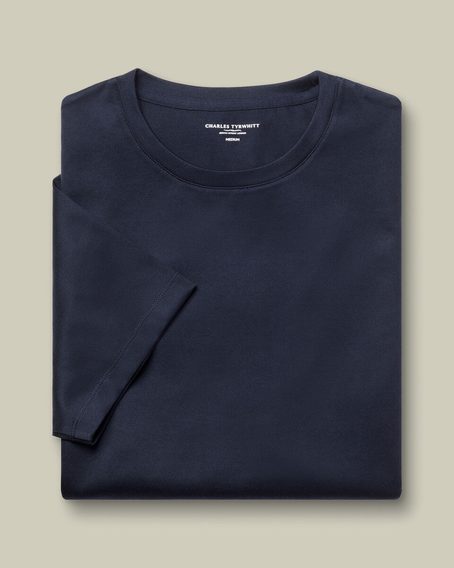 Charles Tyrwhitt Pure Cotton T-Shirt — Navy