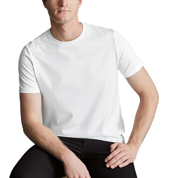 Charles Tyrwhitt Pure Cotton T-Shirt — White