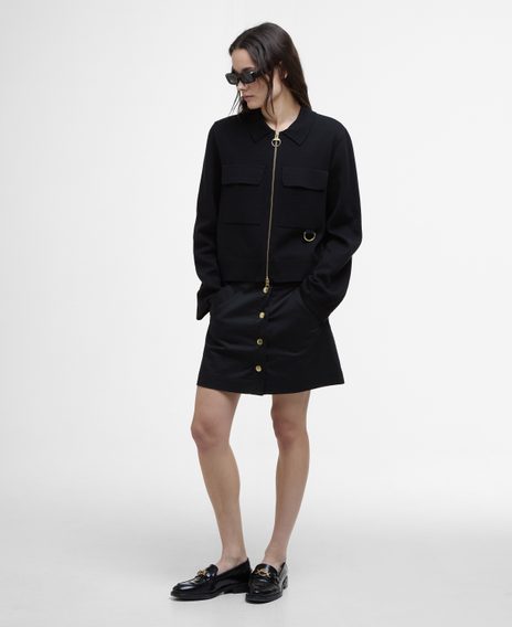 Barbour Alma Knitted Jacket — Black