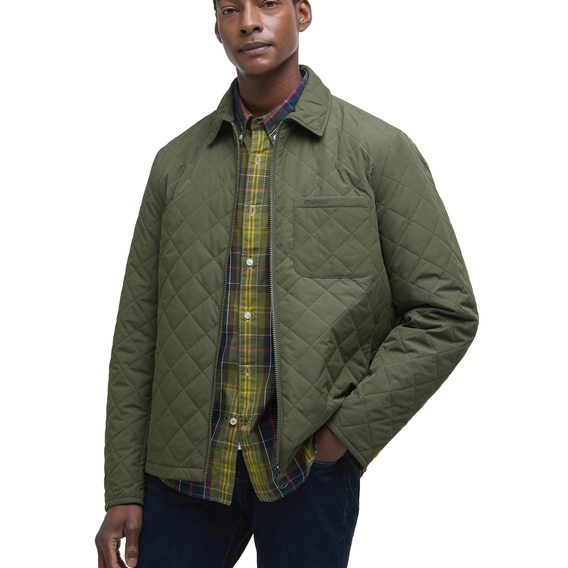 Barbour Filey Ultralight Quilted Jacket — Fern