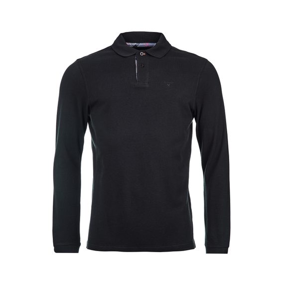 Barbour Essential Polo Sports — Black
