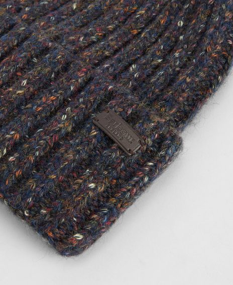 Barbour Kelson Fleck Beanie — Navy