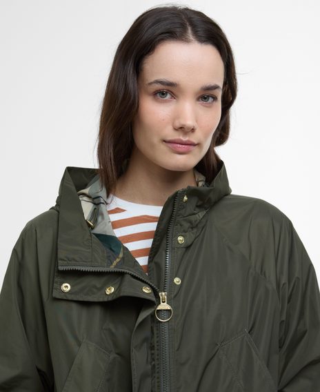 Barbour Una Showerproof Jacket — Olive
