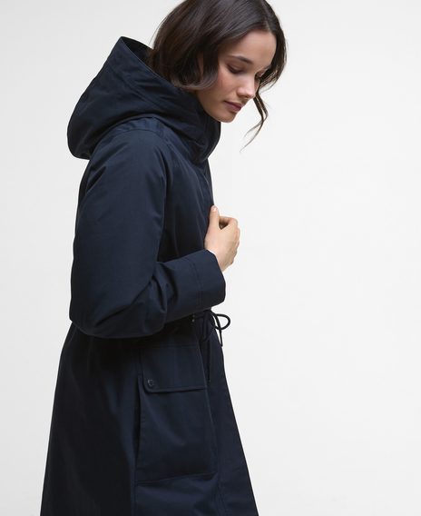 Barbour Bowlees Waterproof Jacket — Deep Navy