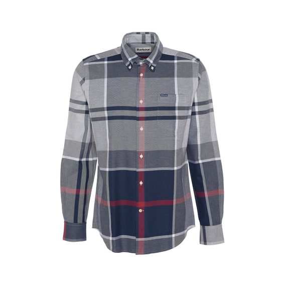 Barbour Dunoon Tailored Shirt — Blue Granite