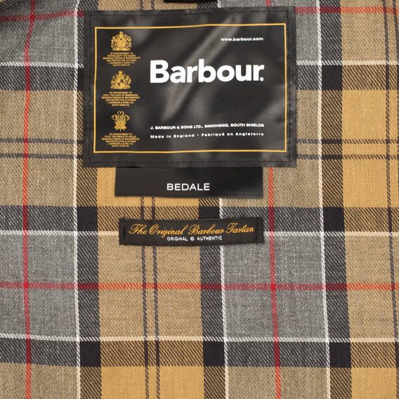 Обработено с восък яке Barbour Bedale - нейви