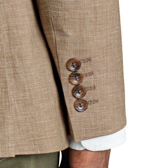 Charles Tyrwhitt Linen Jacket — Taupe