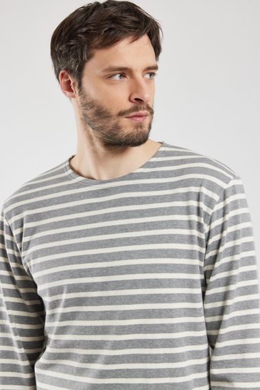 Armor Lux Rustic Cotton Striped Shirt