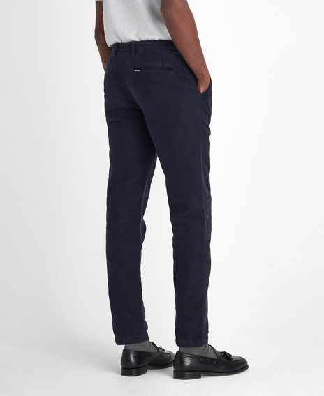Barbour Moleskin Tailored Trousers — Classic Navy