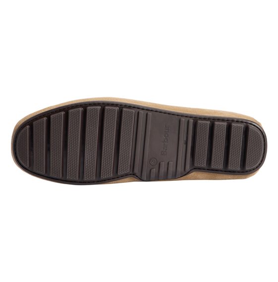 Barbour Courage Driving Shoes — Taupe Suede