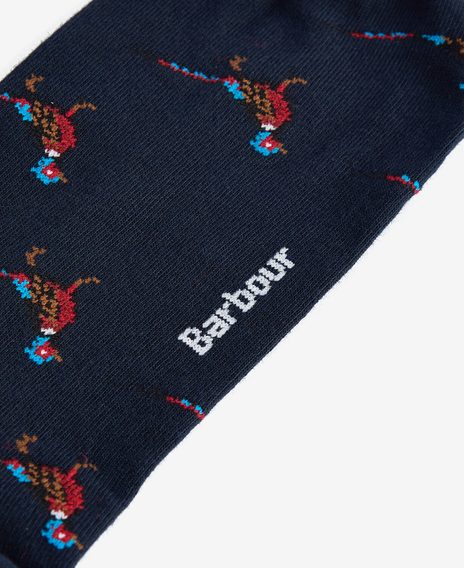 Barbour Mavin Socks — Navy/Pheasant