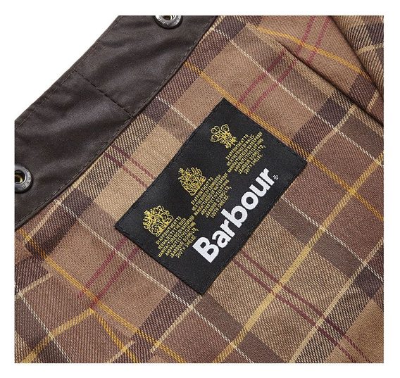Качулка за якетата, обработени с восък Barbour - тъмнокафява