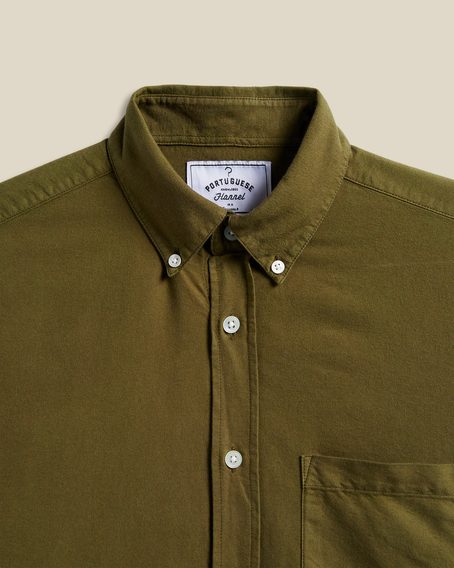 Portuguese Flannel Belavista — Olive