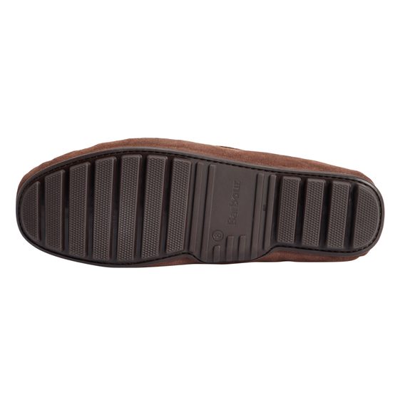 Barbour Courage Driving Shoe — Choco Suede