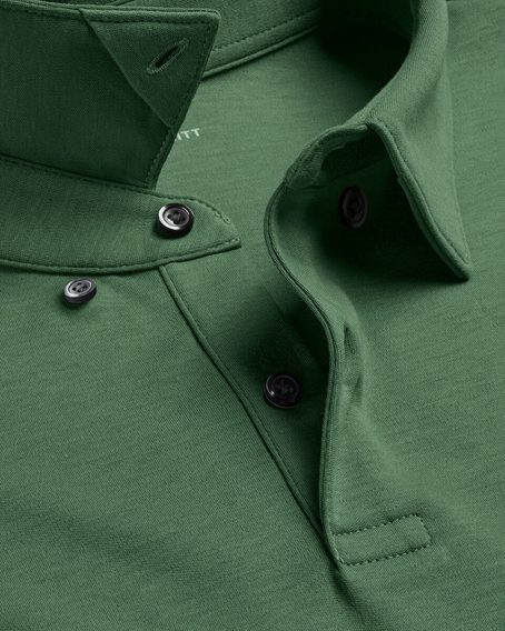 Charles Tyrwhitt Smart Jersey Polo — Green