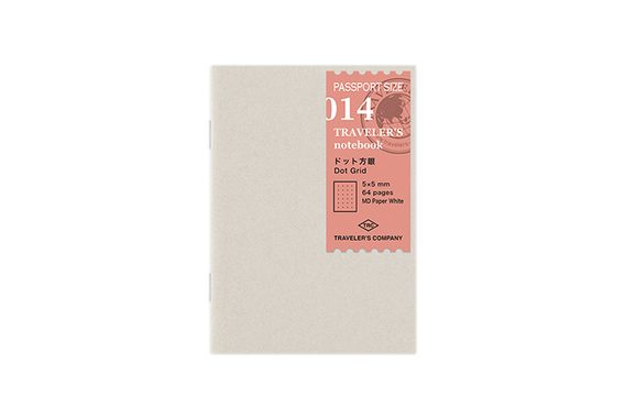 TRAVELER'S 014 — Dot Grid Folder (Passport)