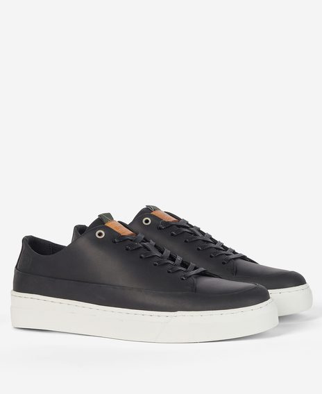 Barbour Lago Trainers — Classic Black