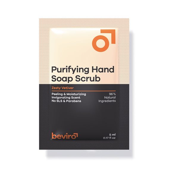Beviro — Purifying Hand Soap Scrub Zesty Vetiver