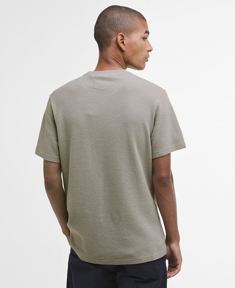 Barbour Platford Tailored Waffle T-Shirt — Concrete