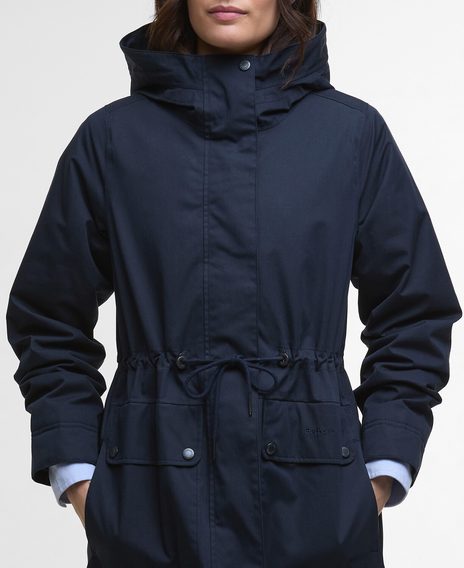 Barbour Bowlees Waterproof Jacket — Deep Navy