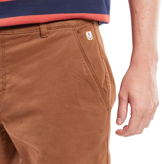 Armor Lux Straight Cut Chinos — Mocha Brown