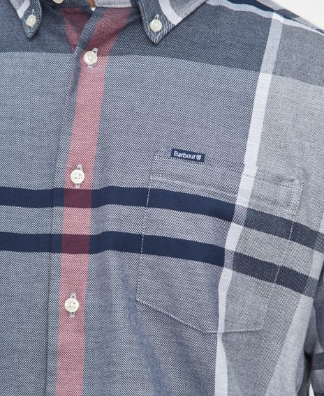 Barbour Dunoon Tailored Shirt — Blue Granite