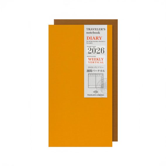 TRAVELER'S notebook — Refill 2026 weekly vertical