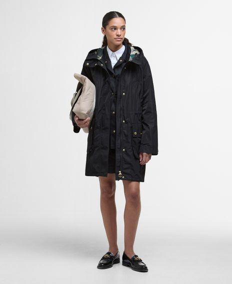 Barbour Una Showerproof Jacket — Black