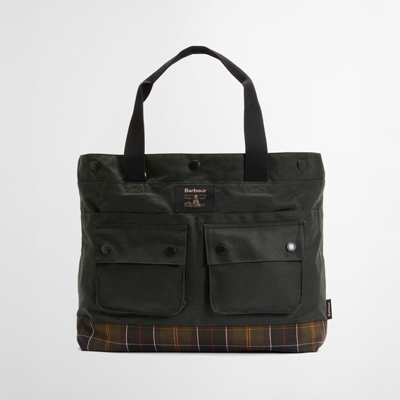 Barbour Field Wax Tote Bag