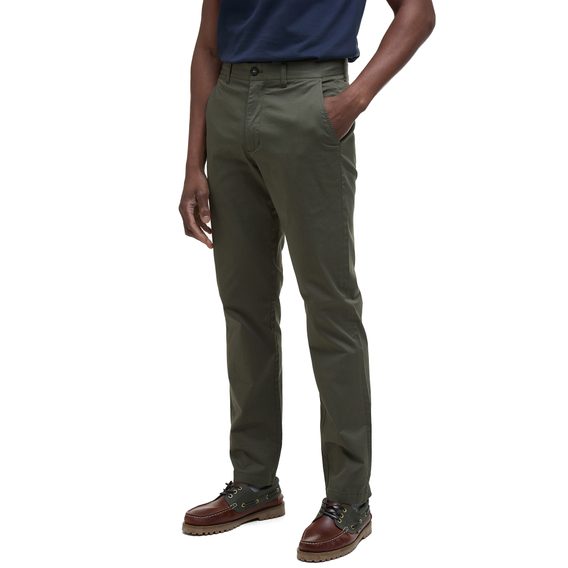 Barbour Lightweight Stretch Tailored Chinos — Uniform Green