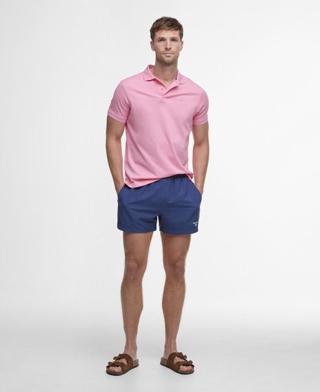 Barbour Active Tailored Fit Polo Shirt — Candy Pink