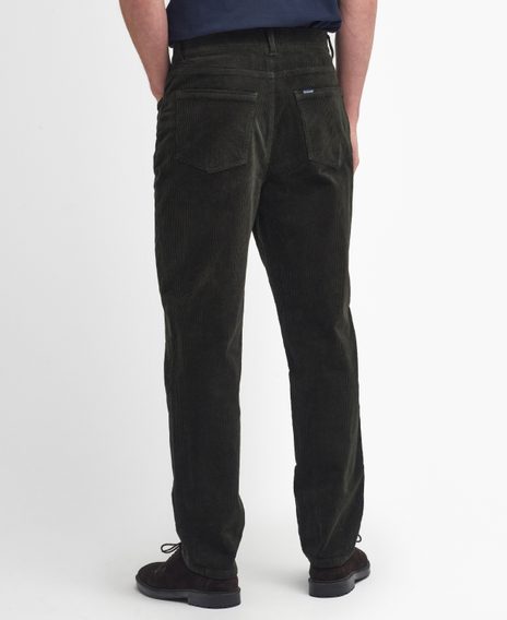 Barbour Stretch Cord Regular Trousers — Forest