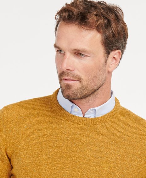 Barbour Tisbury Crew Neck Sweater — Copper